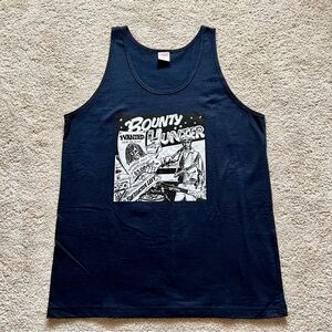 Suprme Barrington Levy Bounty Hunter Tank Top in Navy